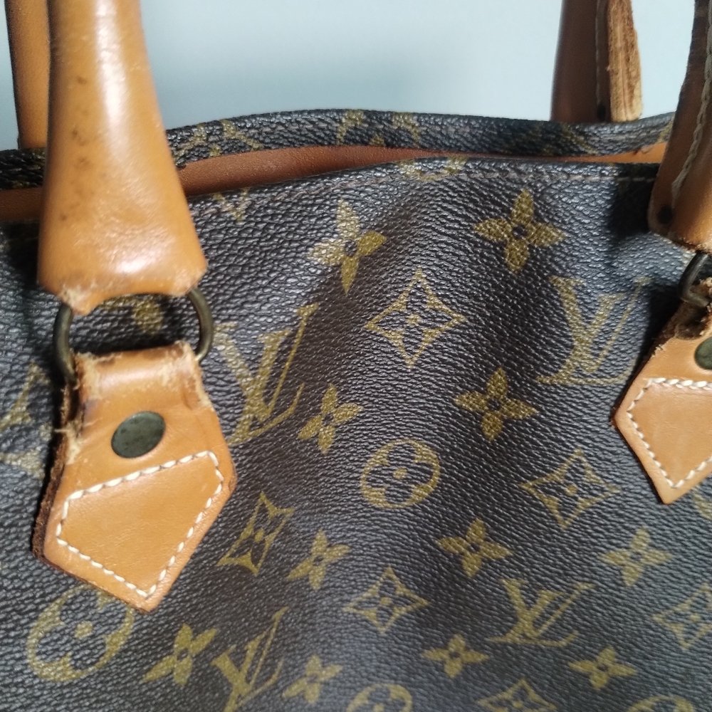 Louis Vuitton Brown Monogram Tote Bag - Picture 8 of 16
